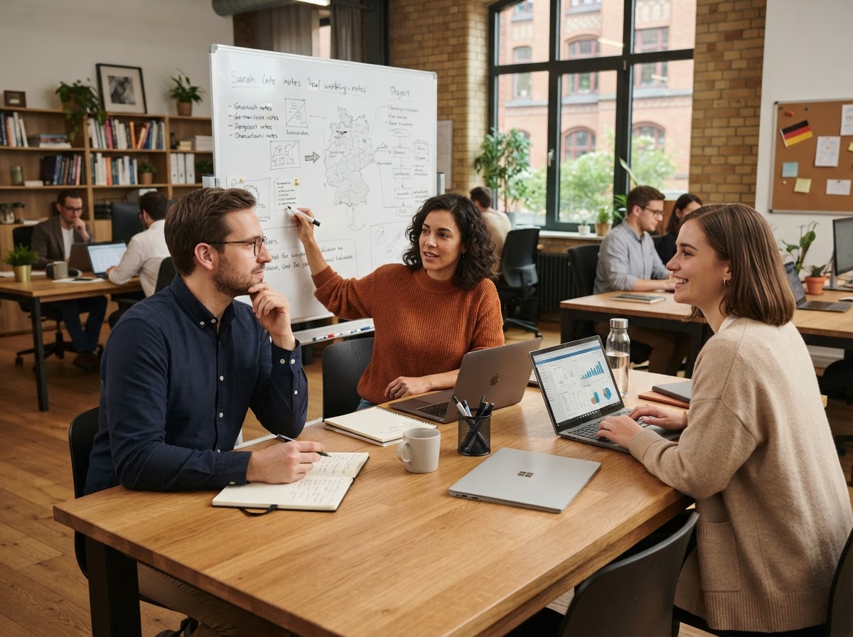 Nalexo Rivu Team bei der Arbeit an der Analyseplattform